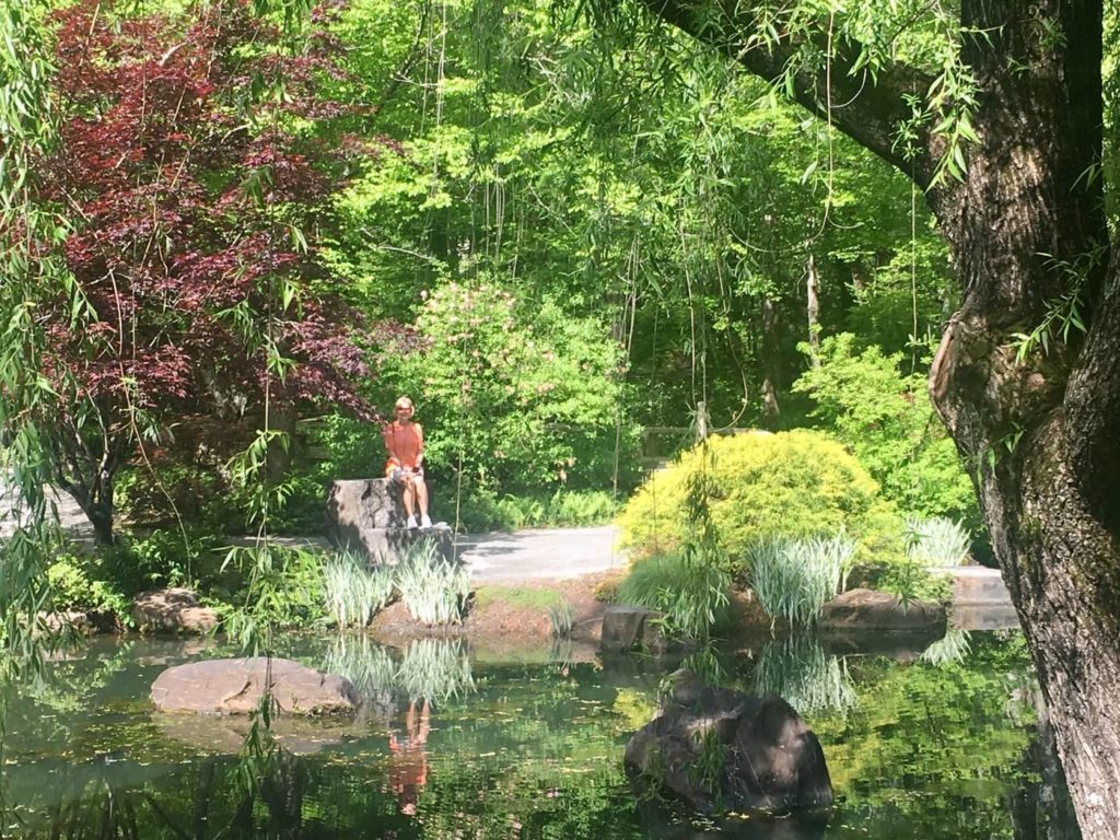 GIbbs Gardens Japanese Garden in May