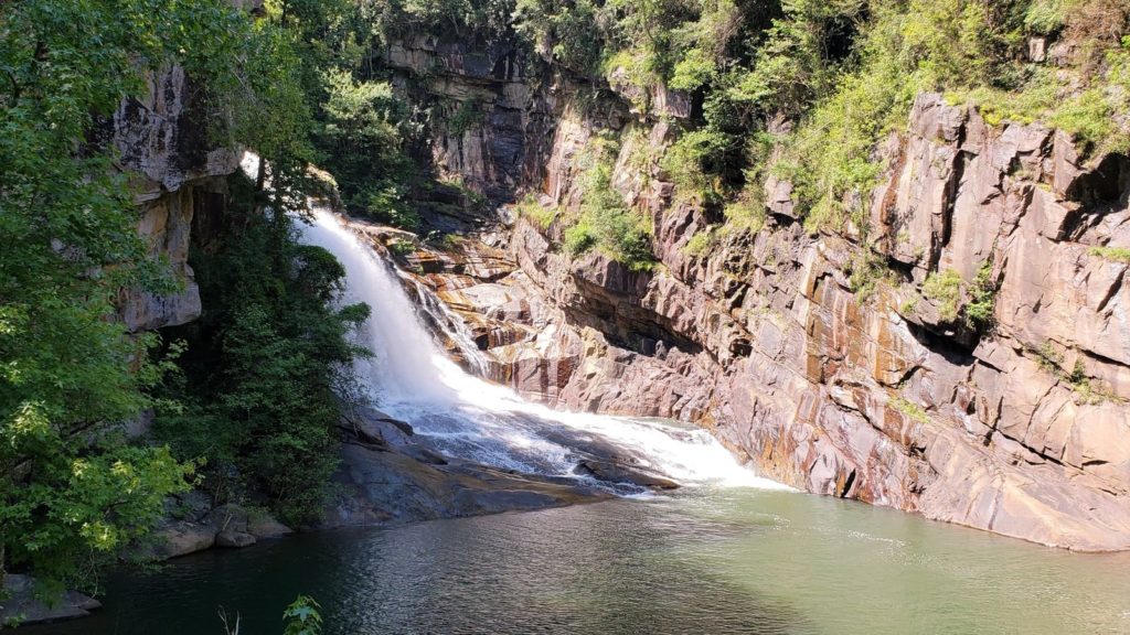 Waterfall in Tallulah Gorge near Clayton, Georgia