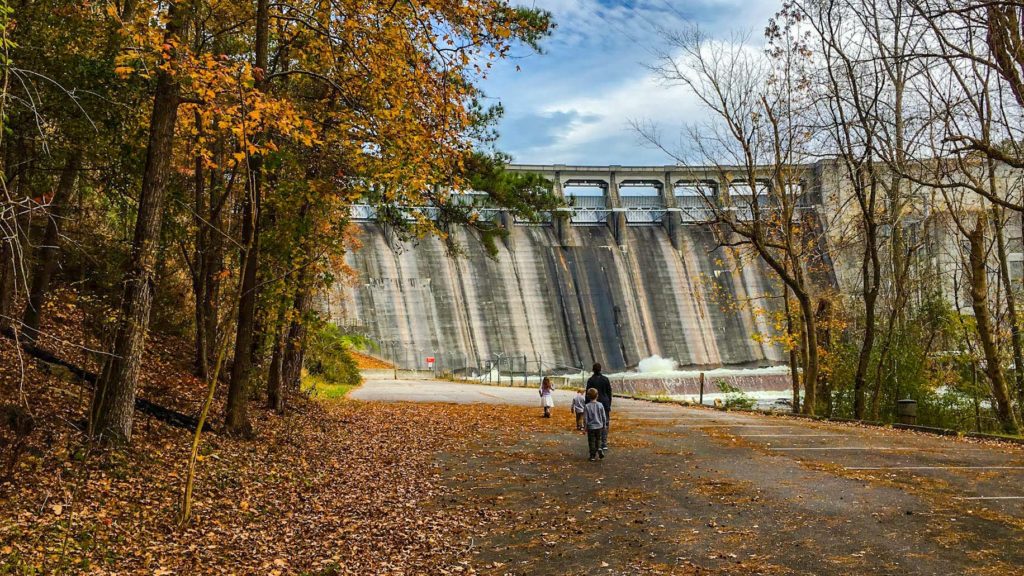 Allatoona Dam at Cooper's Furnace Park in Georgia