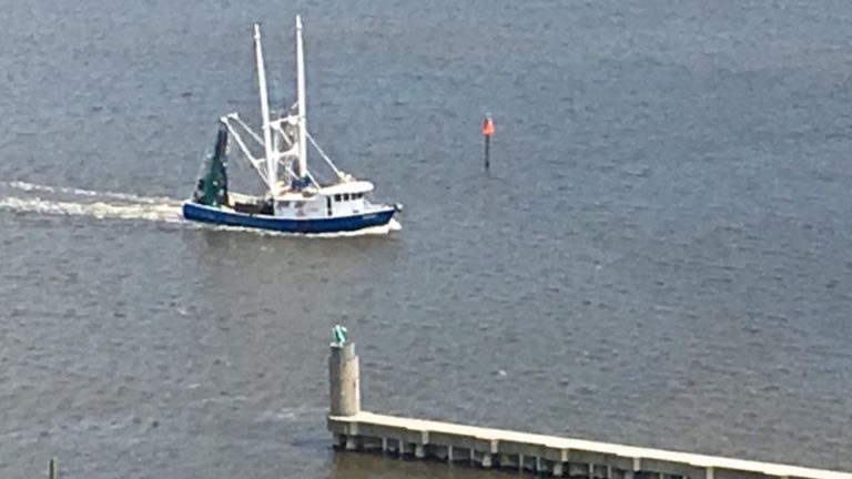 US Mississippi Biloxi shrimp boat