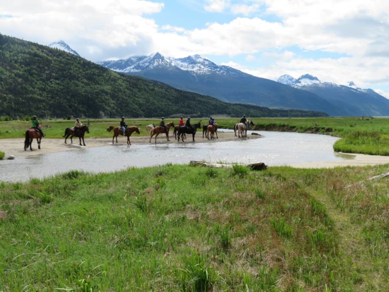Horse back riding at US National Parks in Alaska