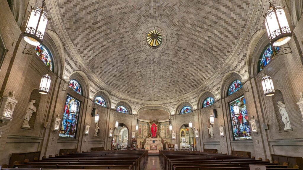 Post Biltmore touring in Asheville, Basilica of St. Lawrence