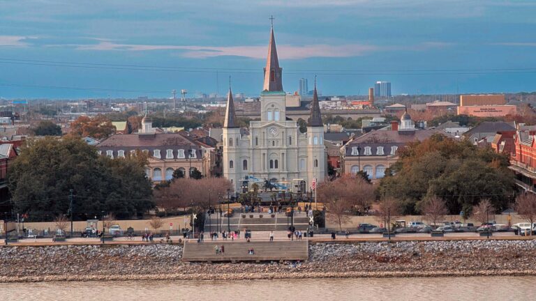 Jackson Square from a New Orleans Cruise Ship